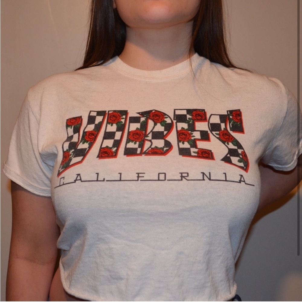 Cropped Graphic Tee